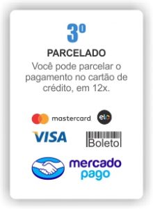 Pagamento Parcelado em 12x